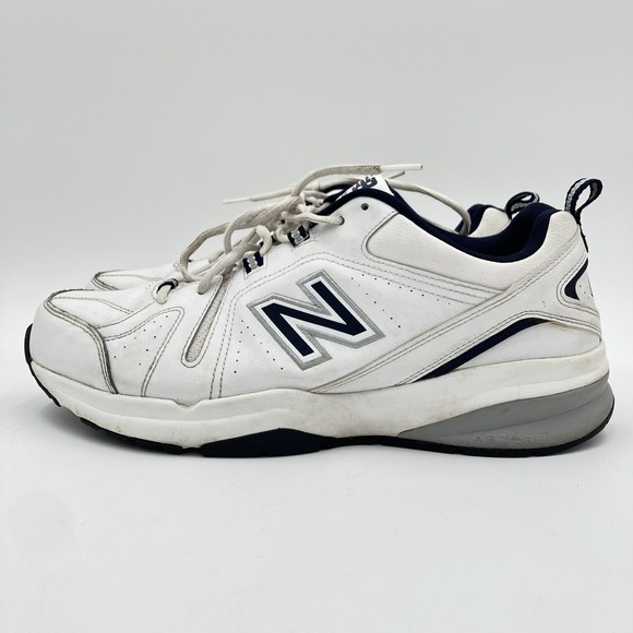 New Balance Other - New Balance 608 v5 Mens 12 4E Extra Wide White Navy Training Shoes MX608WN5